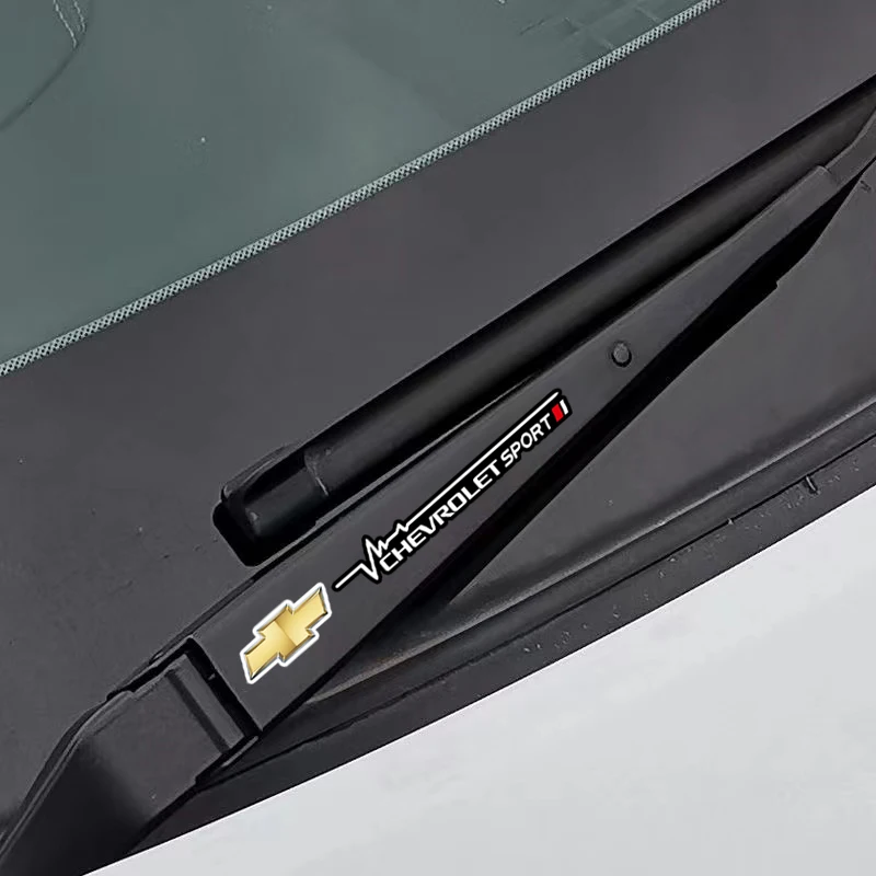 Adesivo para limpador de janela de carro, decalque estilo decoração para Chevrolet Cruze Sonic Silverado Trax Camaro Corvette Spark Z71 Sail SS
