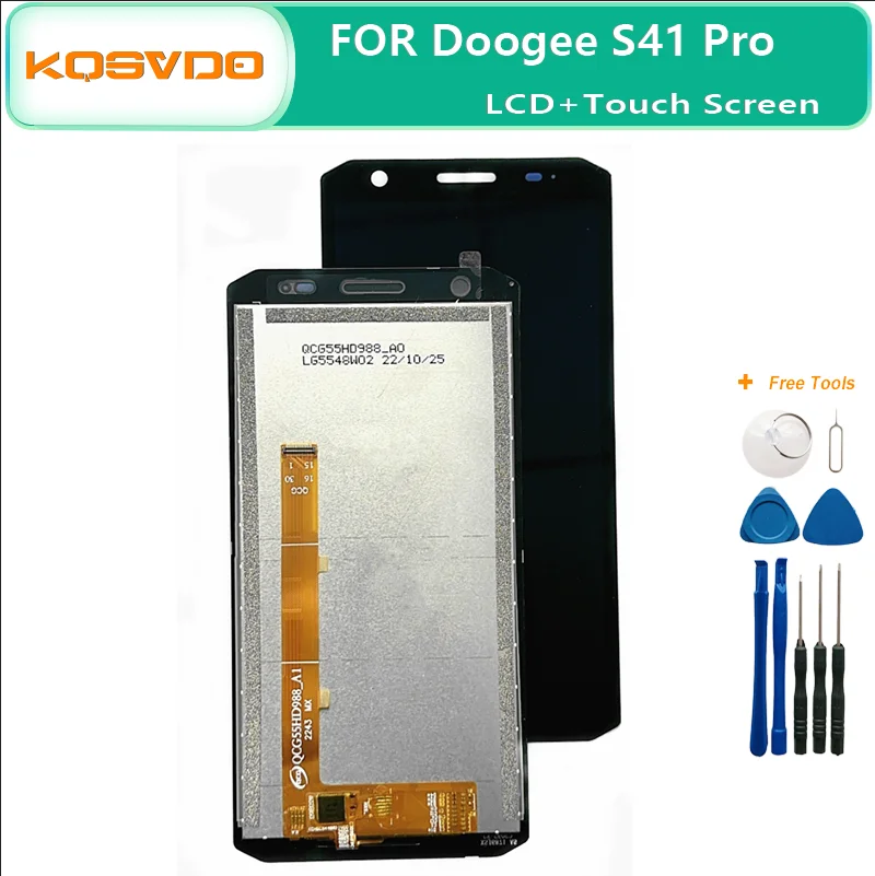 New Original Doogee S41 S41Pro S41 T S41MAX S41 Plus Lcd Display+Touch Screen Repair Accessories For Doogee S41 Pro Smart Phone