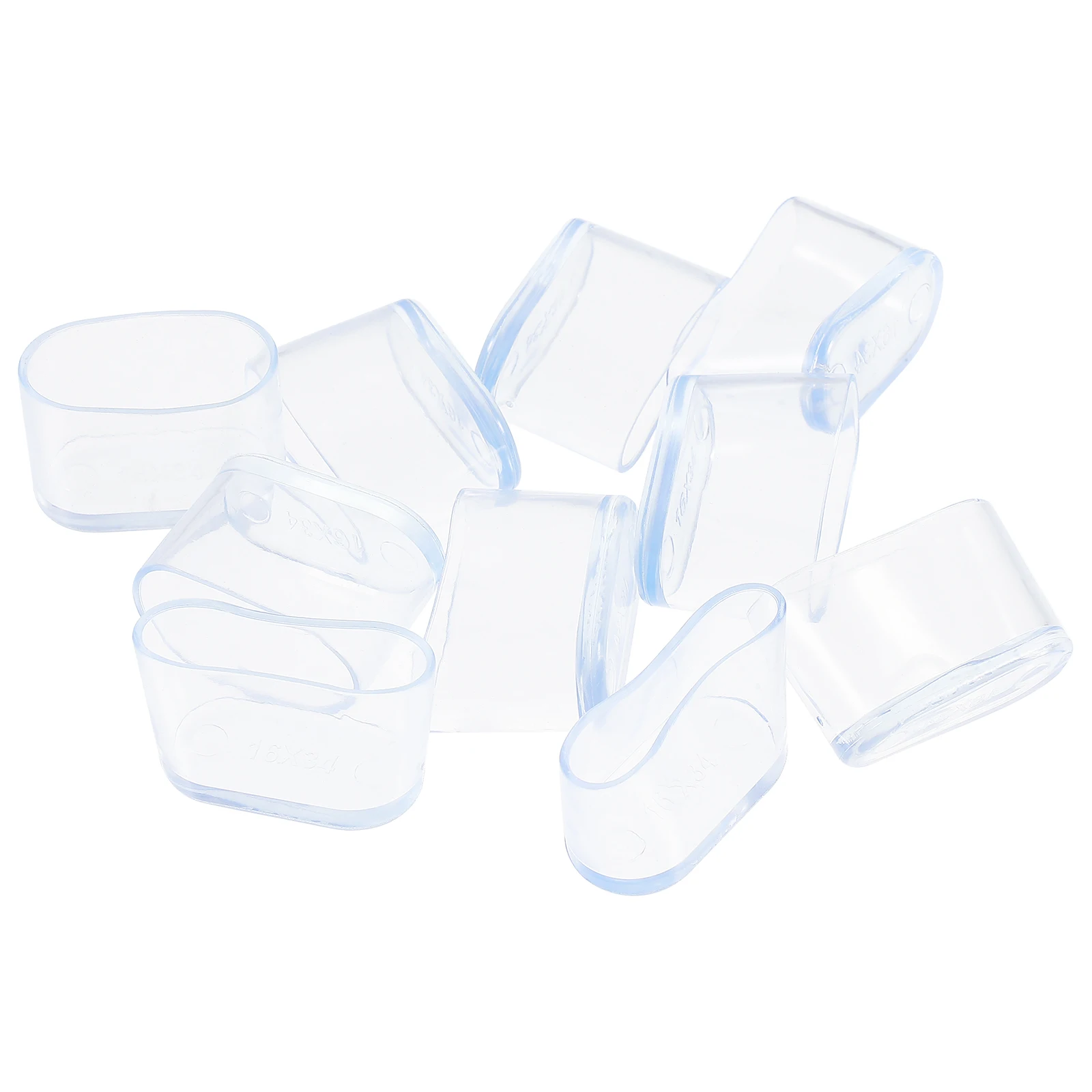

10 Pcs Anti-slip Table and Chair Leg Covers Protectors for Legs Sets Foot Caps Pvc Tile Floors Feet