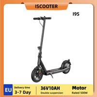 iScooter i9S Adult Electric Scooter 500W Motor 36V10Ah Battery  Foldable E-Scooter 10 Inch Off-Road Tire City Escooter