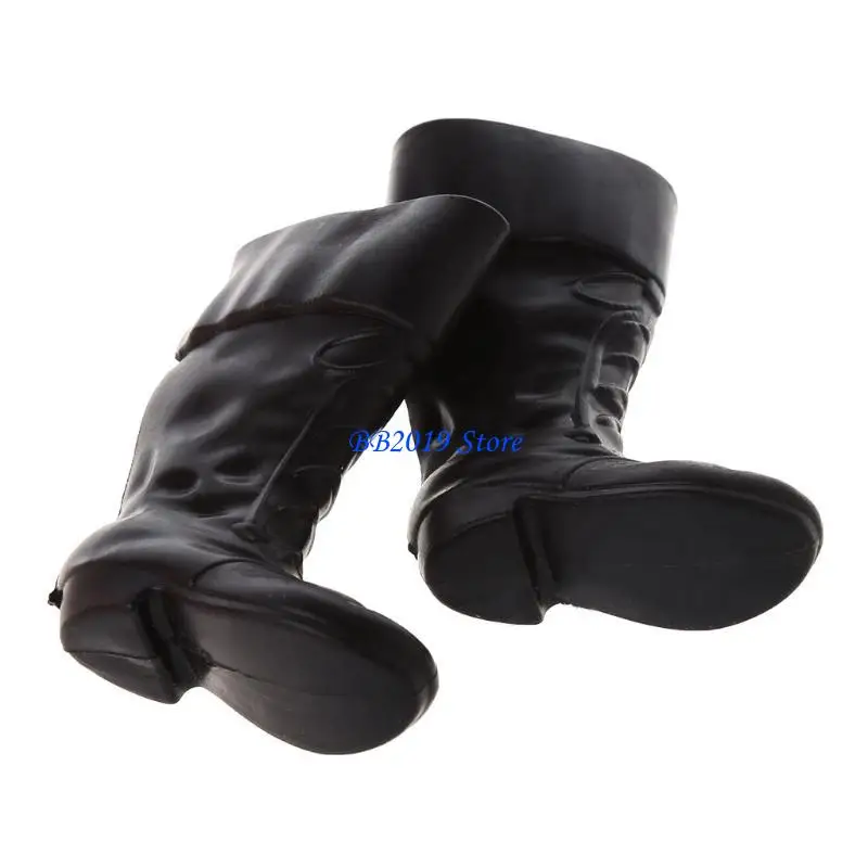 Q0KB 3 Cặp giày Giày cao đặt cho cậu bé 12 inch cho búp bê giả vờ chơi đồ chơi ac