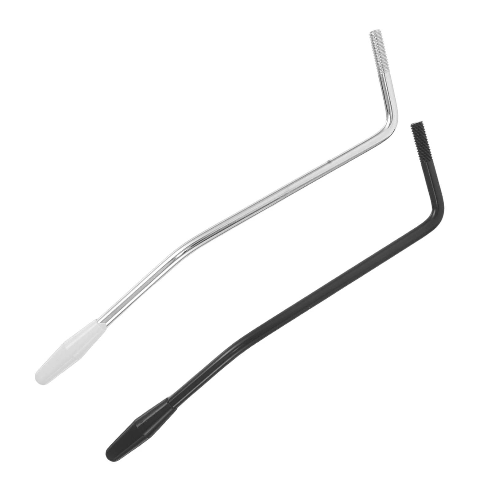 

2pcs M6 Electric Tremolo Bar Replacement Vibrato Arm Silver Black Whammy Bar For Guitar Bridge Durable Build Easy Installation