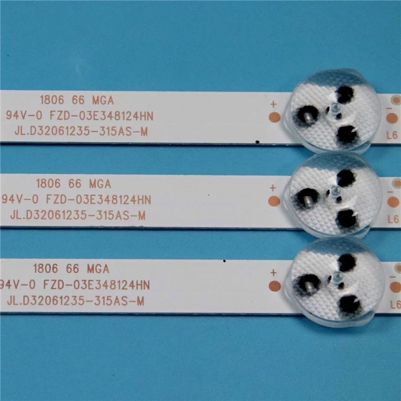 LED Backlight Strip สําหรับ AXESS TVD1801-32 TV2032TT2-DVB-T2 บาร์ JL.D 32061235 -315AS-M ชุดแบนด์สําหรับเทป WIDM 32-HDSP GT03D-AS32N
