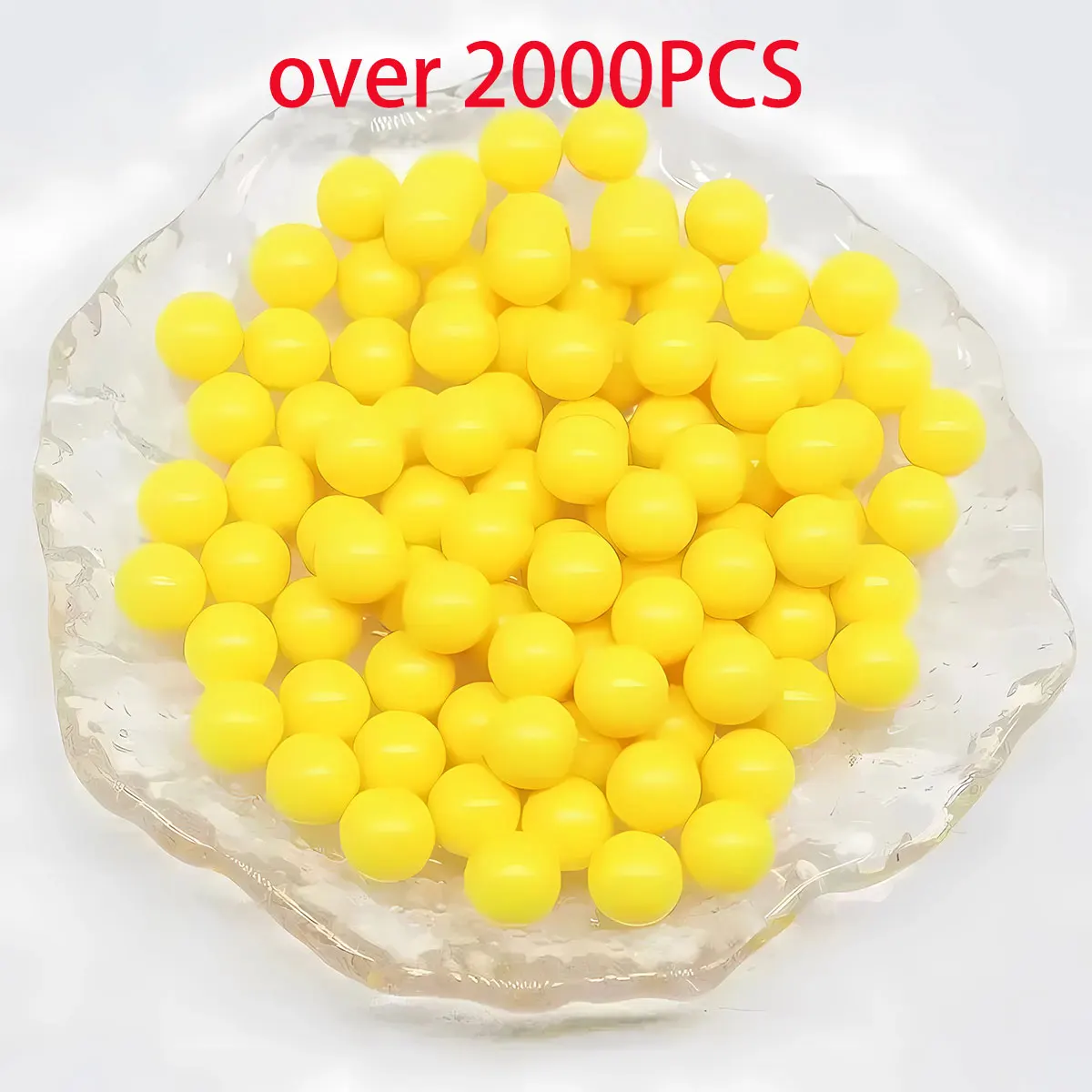 100/200/500/1000/2000 Rondes Jacht Schieten 6mm BB Strikeball Geweer Plastic BB Ballen Geel Paintball Accessoires