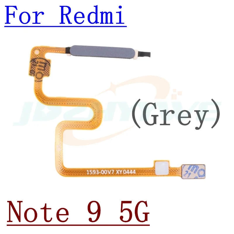 For Xiaomi Redmi Note 9S 9T 10s 10T 5G Fingerprint Sensor Scanner Touch ID Connect Motherboard home button Flex Cable