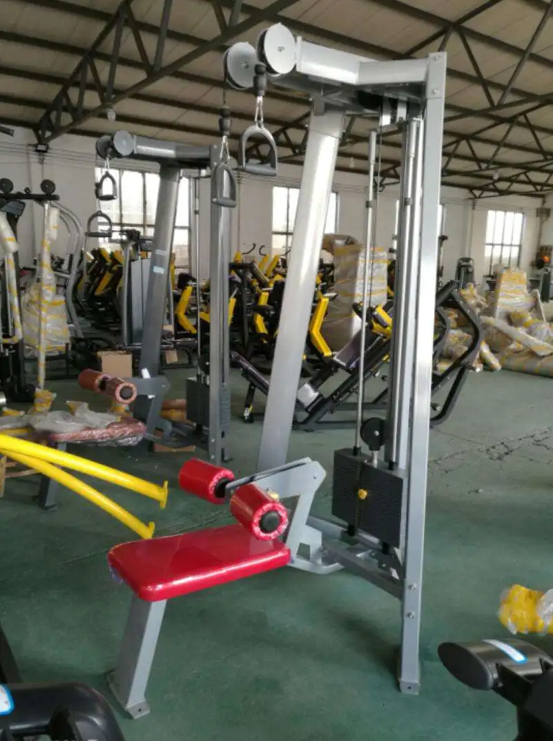 Dual-Pulley Lat Pulldown Tower Indoor Fitness Machine for Bodybuilding Gym Strength Exercise Equipment