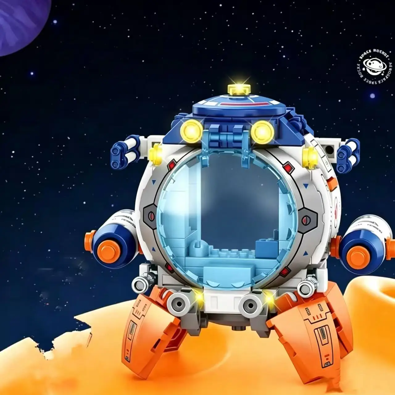 Set de Bloques de Construcción de Exploración Espacial, Modelo de Cohete, Transbordador Espacial y Estación Espacial, DIY Educativo, Regalo para las Fiestas