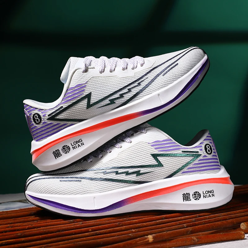 

Men's Summer New Lightweight Running Shoes Breathable Shock Absorption Soft Bottom Mesh Upper Sports Sneakers for Students