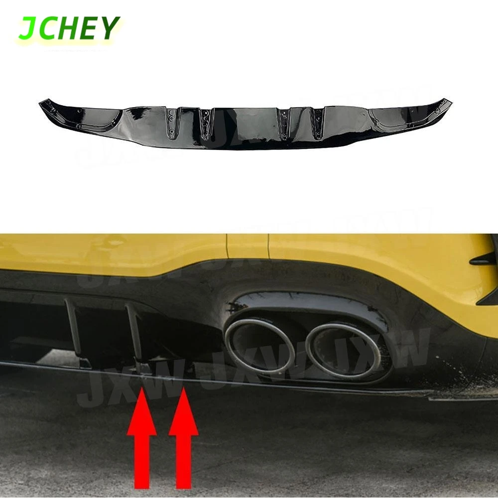 

JCHEY ABS задний диффузор, защита бампера для Benz A Class W177 A35 A45 для AMG, задний бампер, спойлер для автомобиля