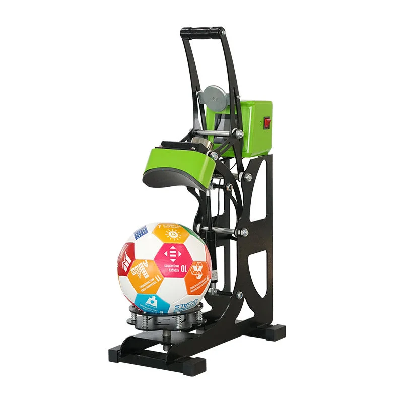 New Semi Automatic 2IN1 DTF Heat Press 8x15cm Flatbed Sublimation Transfer Printing Machine for Football Volleyball Tennis
