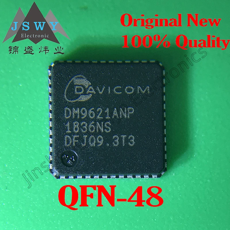 

5~10PCS DM9621 DM9621NP DM9621ANP package QFN48 Ethernet controller chip 100% brand new original