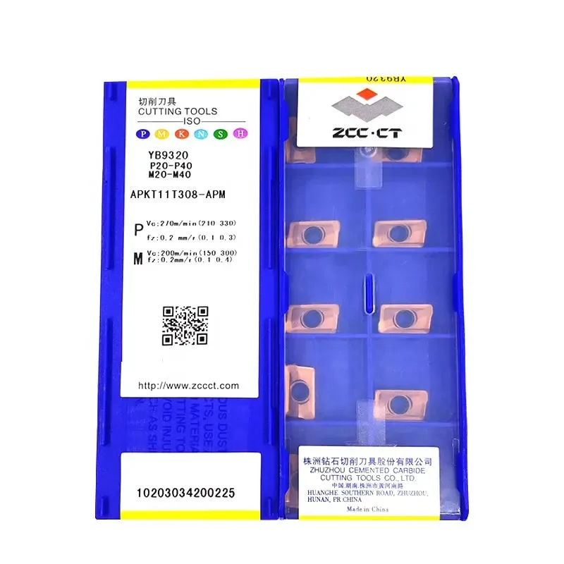 10 piezas ZCCCT APKT11T304 APKT11T308 APKT11T312 APKT11T316 APKT11T320 APKT160408 APKT160416 APKT160420/24/30 APKT070204 APM YB9320