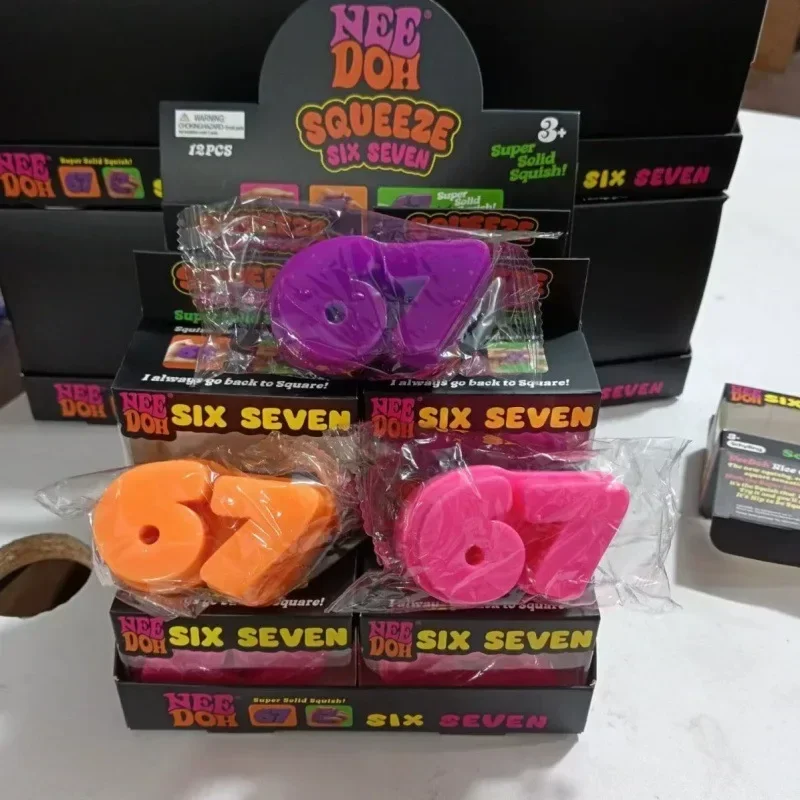 Needoh Number Set 67TPR Slow Rebound Squishy Stress Relief Creative Toy Anti Stress Gadget Cross Border Hot Sale Squeeze Toy