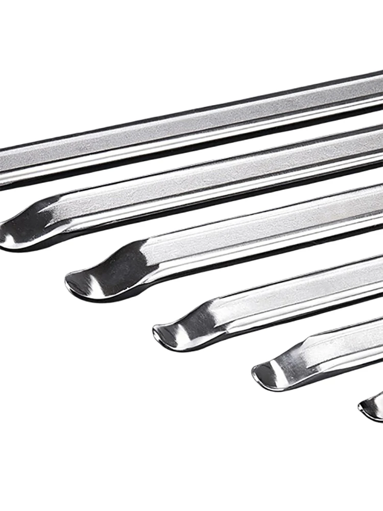 AliExpress NONE New Steel Car Tire Wrench Removal Tool Spoon Tire Iron Rim Opener Lever Changer Auto Motorcycle Bicycle Repair Accessories