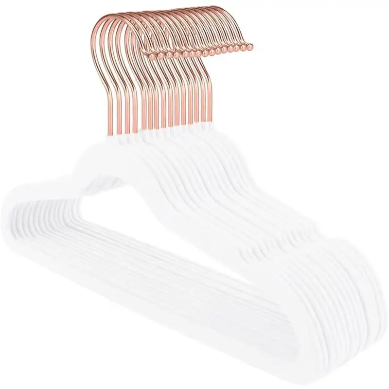 

Non-Slip Kids Baby Velvet Hangers Space Saving 360 Degree Swivel Hook Felt Children Clothes Drying Rack Closet Storage Organizer