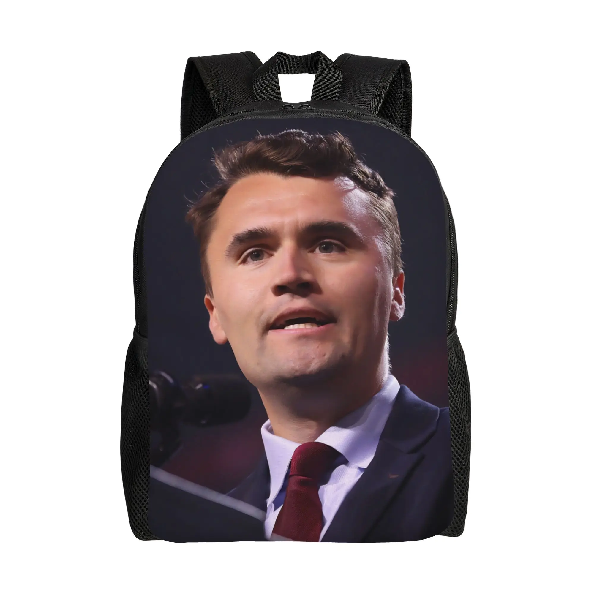

Памятный повседневный рюкзак RIP Charlie Kirk, спортивный рюкзак для студентов и работы, рюкзак для мужчин и женщин, сумка через плечо для ноутбука, рюкзак для Дня свободы.