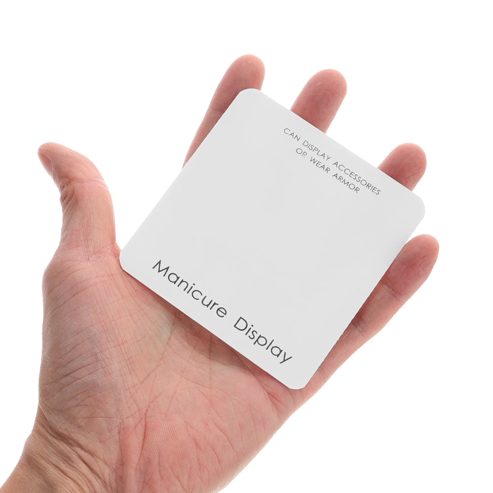 40 قطعة بطاقات تخزين الأظافر للضغط على الأظافر سميكة مانيكير عرض المنظم وهمية مسمار عرض مجلس مانيكير العرض #5