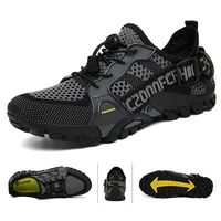 2026 Summer Men Women Trekking Hiking Shoes Summer Mesh Breathable Men Sneakers Outdoor Trail Climbing Sports Shoes Size 36-47
