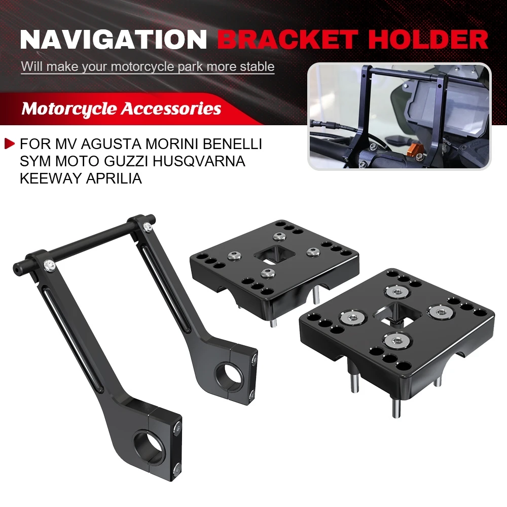 

Motorcycle Phone GPS Navigation Holder Mount Bracket For MV AGUSTA Morini Benelli SYM Moto Guzzi Husqvarna Keeway Aprilia