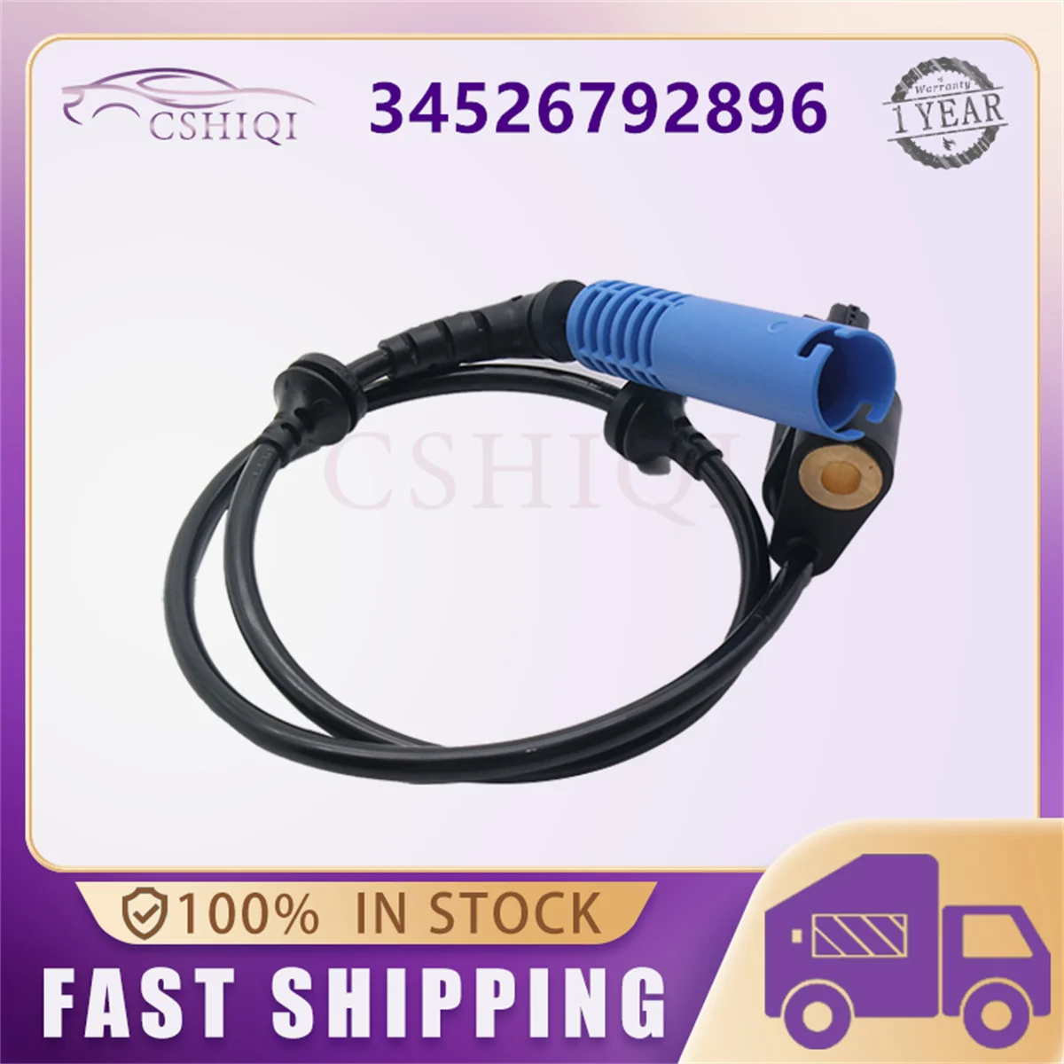 34526792896 34526792897 Sensor de velocidad de rueda delantera izquierda derecha ABS para BMW 320i 323ci 325ci 328i 330xi M3 Z4 Z8 accesorios para automóviles