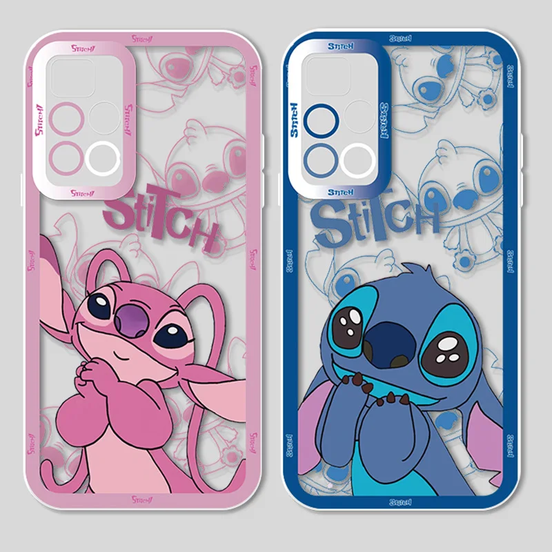 Disney Cute Stitch For Redmi 12C 10C 9T 8 A1 X 9C T A9 10A 40K Pro 4G 5G Angel Eyes Phone Case