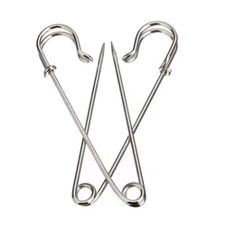 12pcs Large Heavy Duty Stainless Steel Big Jumbo Safety Pin Blanket Crafting for Making Wedding Bouquet Brooch DIY Decoration