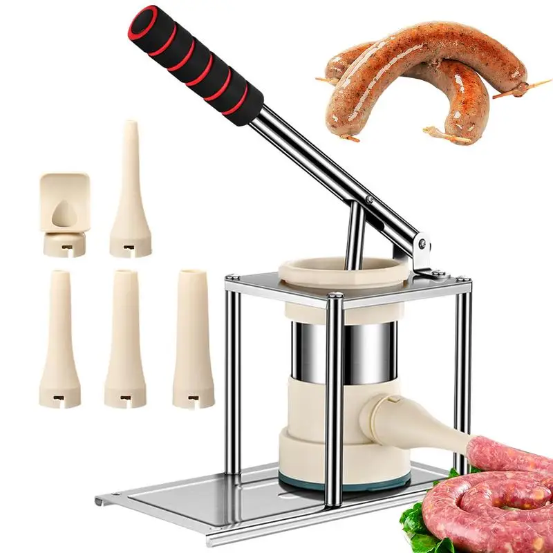 Manual Sausage Stuffer Stainless Steel Sausage Stuffer Sausage Syringe  Manual Sausage Stuffing Machine Sausage Filling Machine