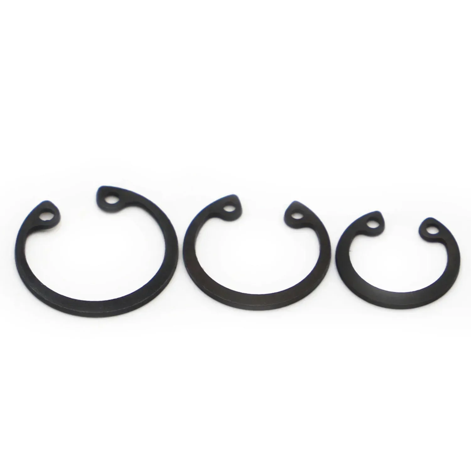 M8~M50 Black C Clips Snap Retaining Ring For Hole 65 Manganese Steel Washer Internal Retaining Ring Shaft CircliP GB893