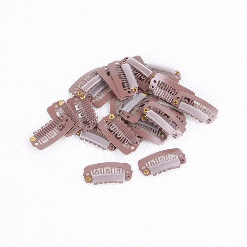 100 Mini U Shape Snap Metal Pin Clips Iron Hairpins Hair Extensions Tool Women Practical Hair Styling Salon Beauty Accessories