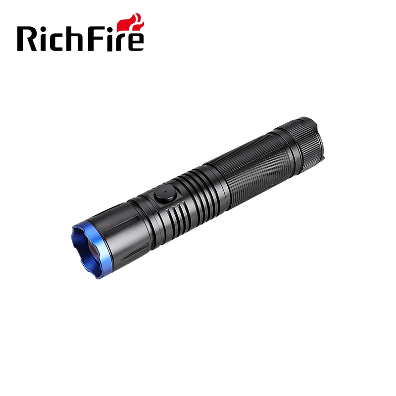 USB 충전식 알루미늄 본체 백색 레이저 손전등 백색광