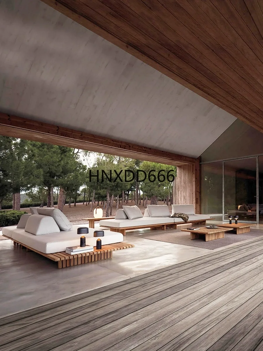 Outdoor-Sofa, Sonnenschutz-Sofa im Innenhof