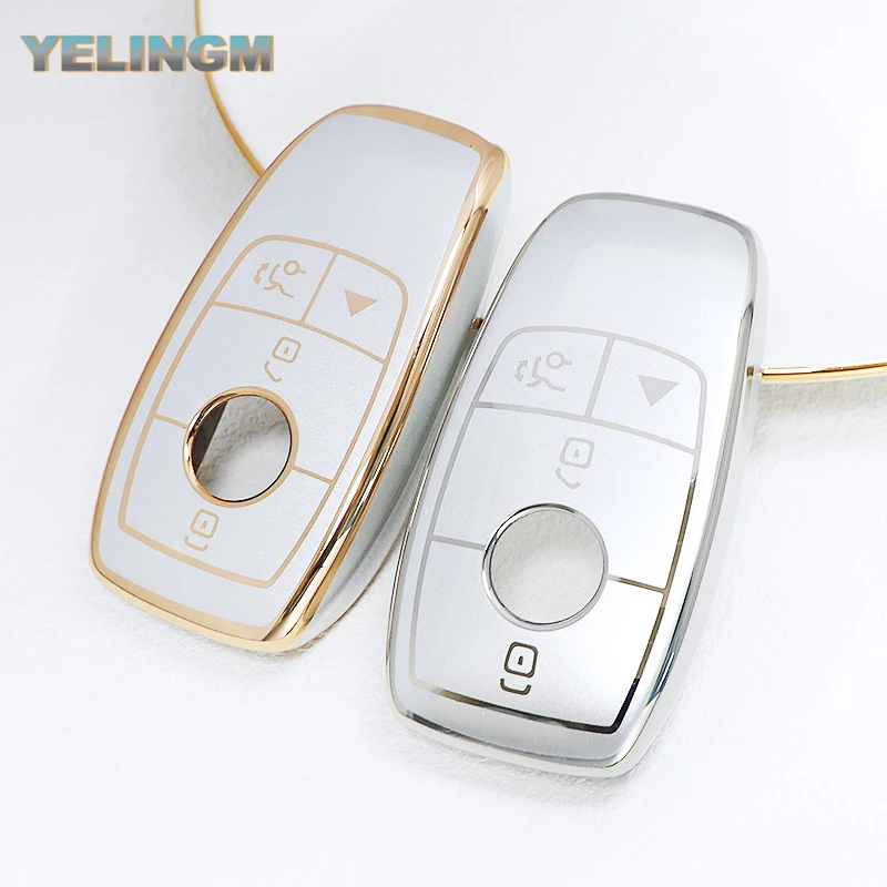 Fashion NEW Car Remote Key Case Cover Shell For Mercedes Benz A C E S G Class GLC CLE CLA GLB GLS W177 W205 W213 W222 X167 AMG