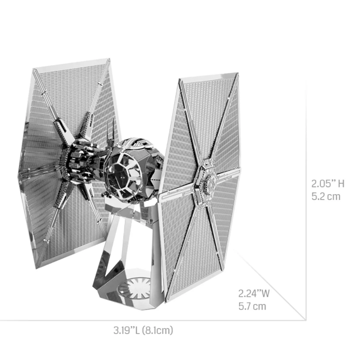TIE FIGHTER 3D Metal Puzzle model kits DIY Laser Cut Puzzles Jigsaw Toy For Children image 6