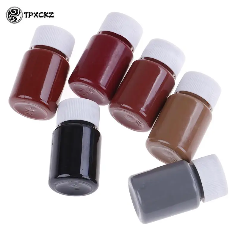 20ML Colors Leather Paint Set DIY Leather Edge Paint Edge Oil Dye Highlights Professional Watercolor Paint Liquid Art Supplies