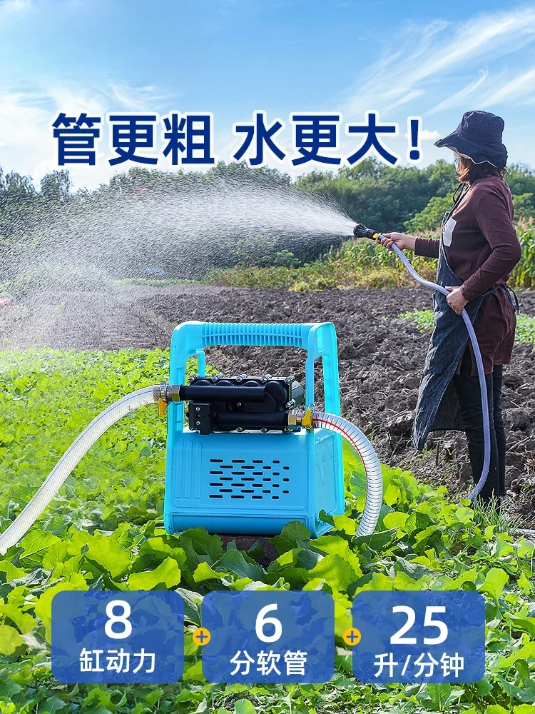 Rechargeable vegetable watering artifact watering machine agricultural irrigation high-power new small portable outdoor pump