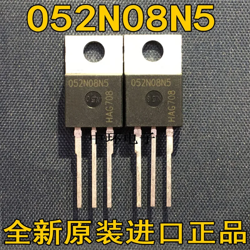 

5 шт. IPP052NE7N3G 052NE7N 80A/75V TO-220 MOS