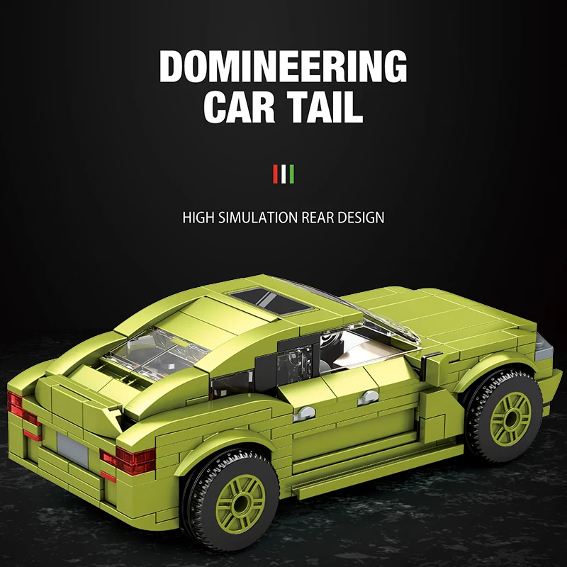 

Модель автомобиля 679 в масштабе 1:24, 452 детали, конструктор MOC City, креативные строительные блоки, технические развивающие игрушки для мальчиков, подарок