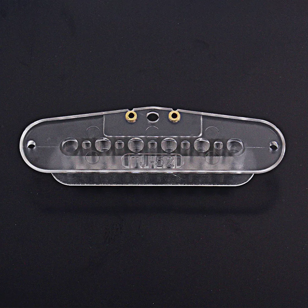 3Pcs Easy Install Humbucker Pickup Bobbin Transparent Screw Side for Custom Guitar Pickup Making 48Mm 50Mm 52Mm White Guitar