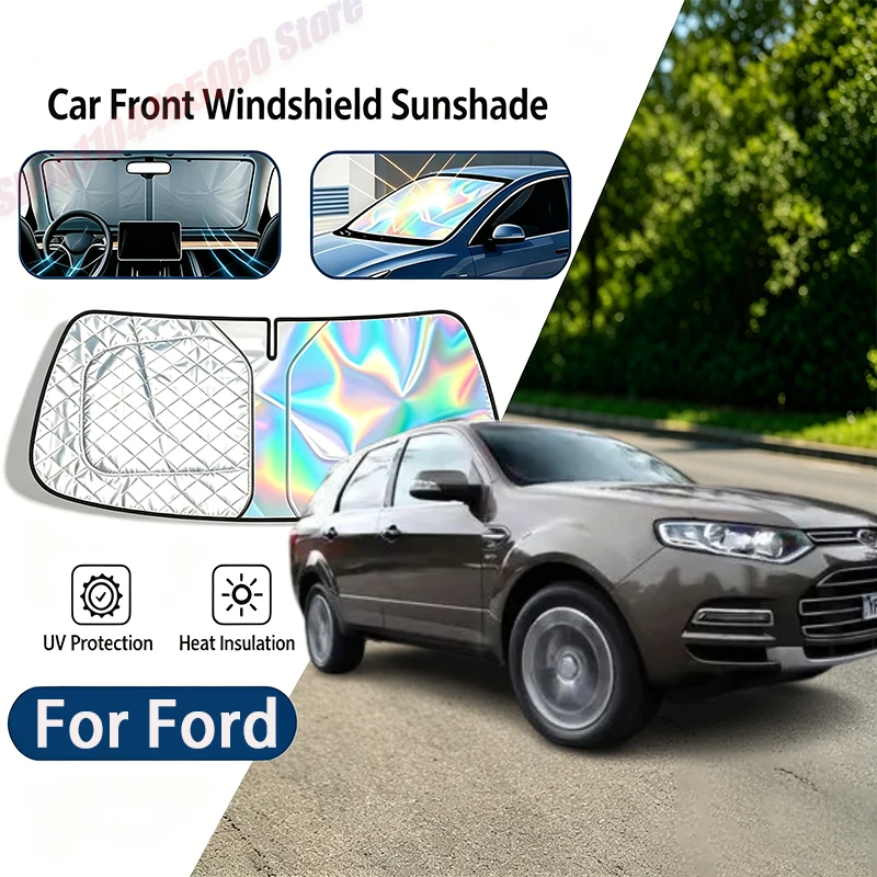 

For Ford Territory CX743 2018-2022 2019 2020 MK1 Car Sun Visor Auto Front Windshield Sunshade Heat Insulation Summer Accessories