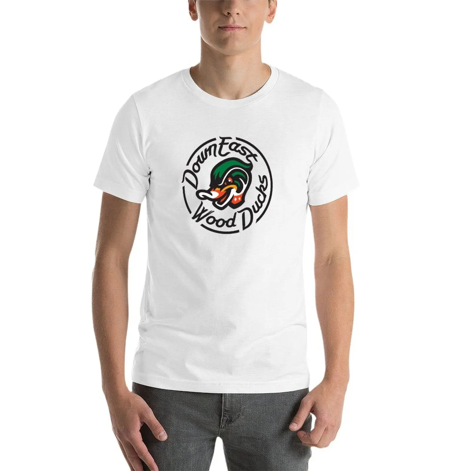 تي شيرت The Down East Wood Ducks تي شيرت رجالي فاخر تي شيرت رجالي عالي الجودة ماركة فاخرة تي شيرت