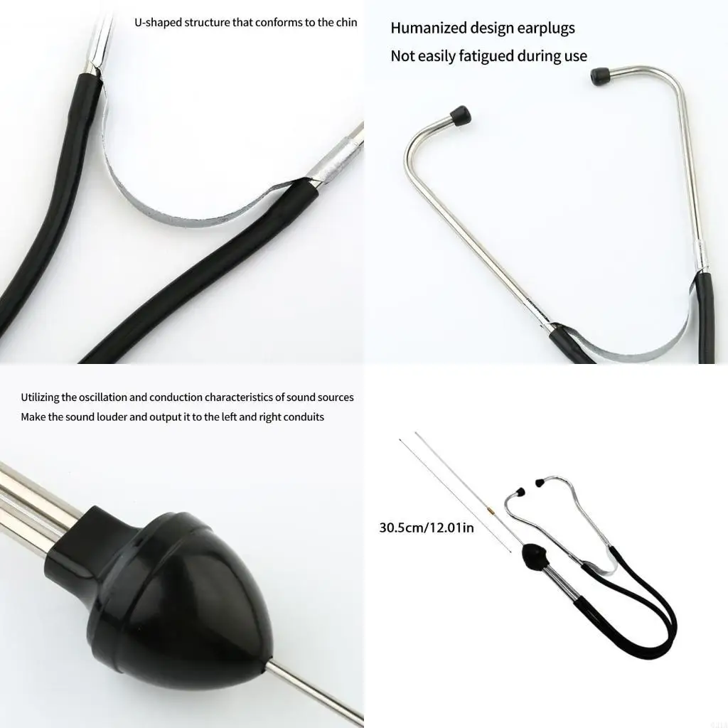 

Автомеханик стетоскоп Блок двигателя автомобиля Диагностический автомобильный слуховой инструмент Обнаружение шума автомобиля