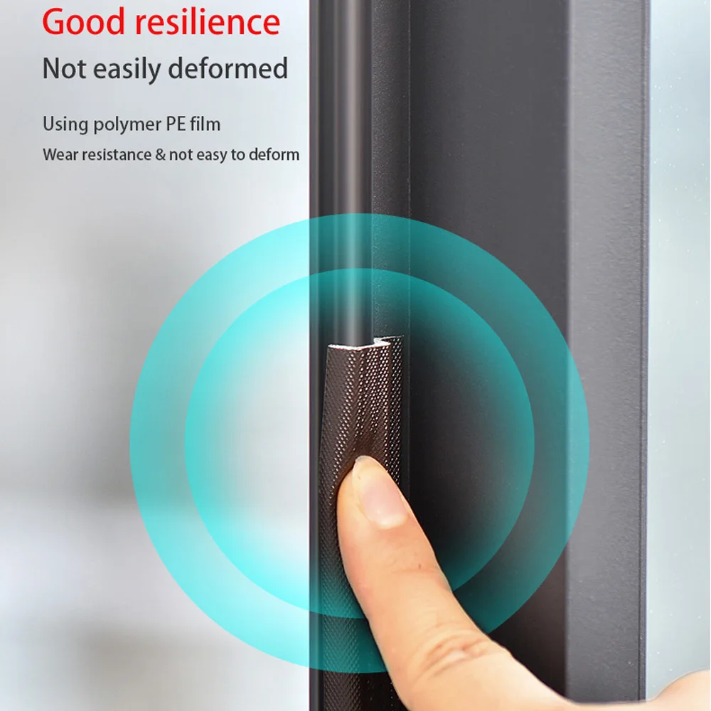 SoundProof Wearable Seal Bottom Windproof Gap Sealer Dust Stopper Self Adhesive Tape Window Sealing Strip