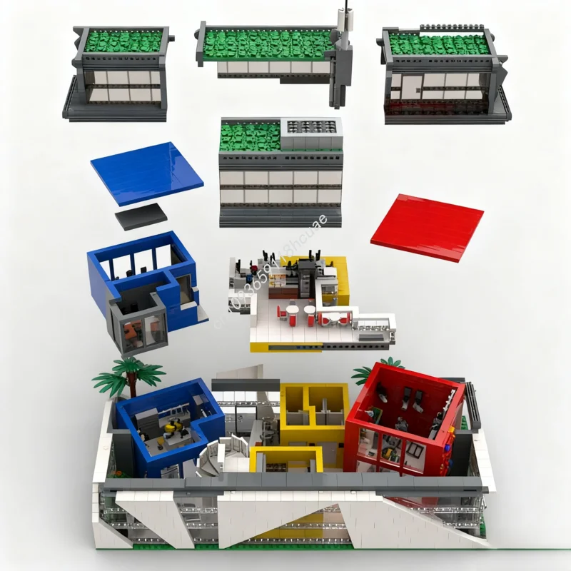 4241pcs MOC Brick Dynamics Robotics Lab Modulared Model Building Blocks Toys Architecture Christmas Gift DIY Creative Idea Kids