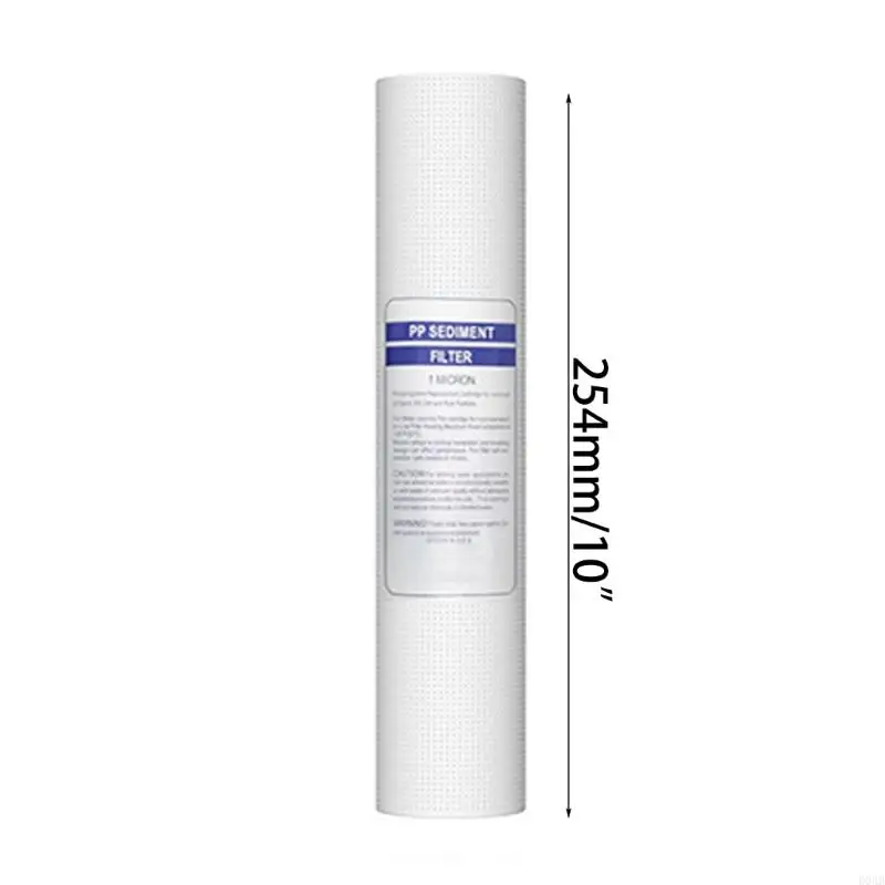 D0AB 10 PCS Bộ lọc nước phổ quát PP Cotton Filter Hộp mực Trầm tích Nước Bộ lọc vật liệu polypropylen cho nhà bếp