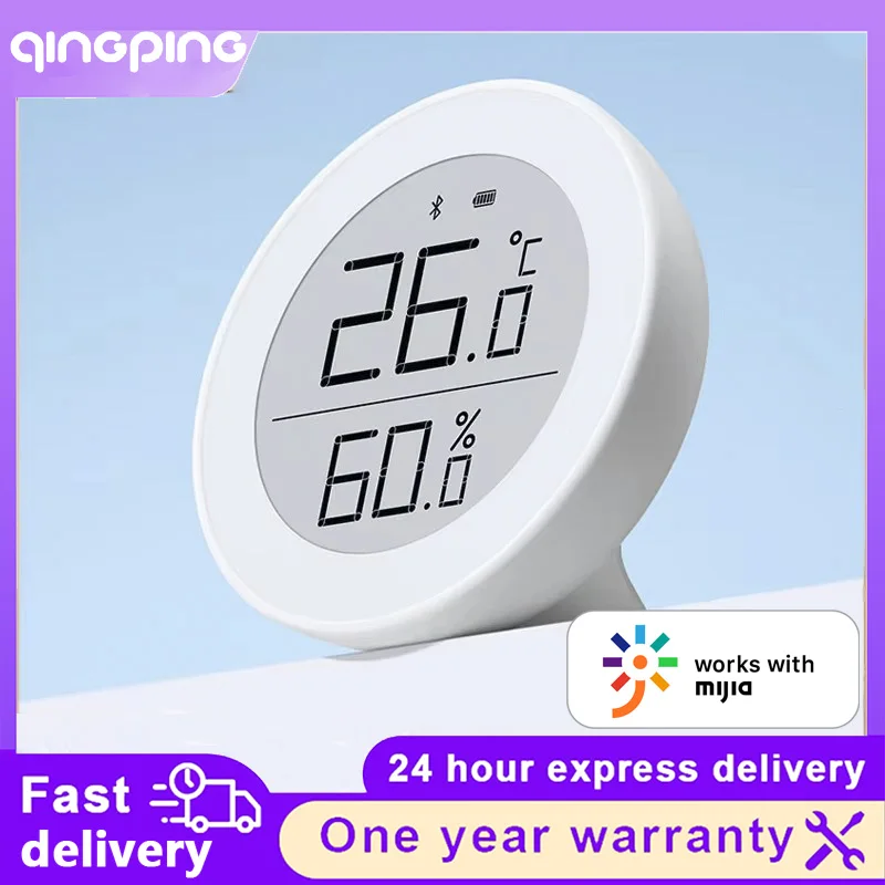 Qingping Bluetooth Smart Wireless Temperature Humidity Sensor Digital Thermometer Hygrometer Temperature Humidity Meter Sensor