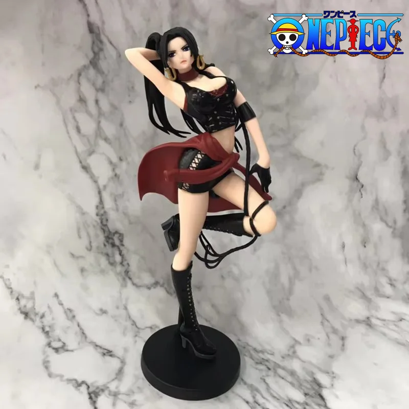 Action Figurine 25Cm One PieceอะนิเมะรูปFdsแส้คาวบอยBoa·hancock Pvcเครื่องประดับรูปปั้นของเล่นสําหรับเด็กของขวัญวันเกิด