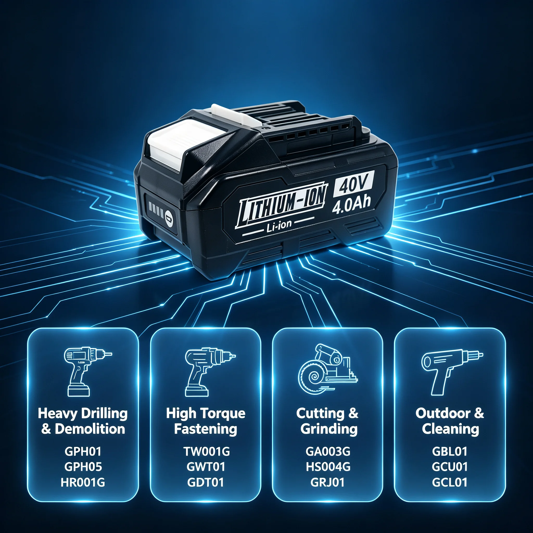 Batterie Li-ion Makita 40V 400 - Makita Power Tools Xgt avis et prix