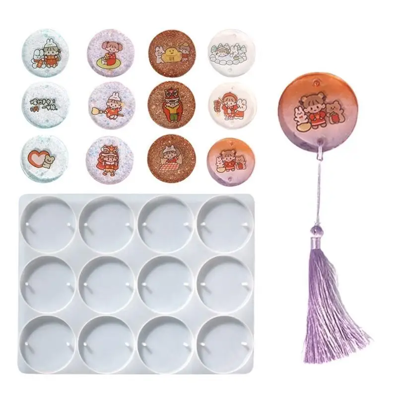 9HJK GUKA SILICONIN RESIN MOLP RESIN RESIN JOLDER MOLD DIY مفتاح الراتنج راتنج