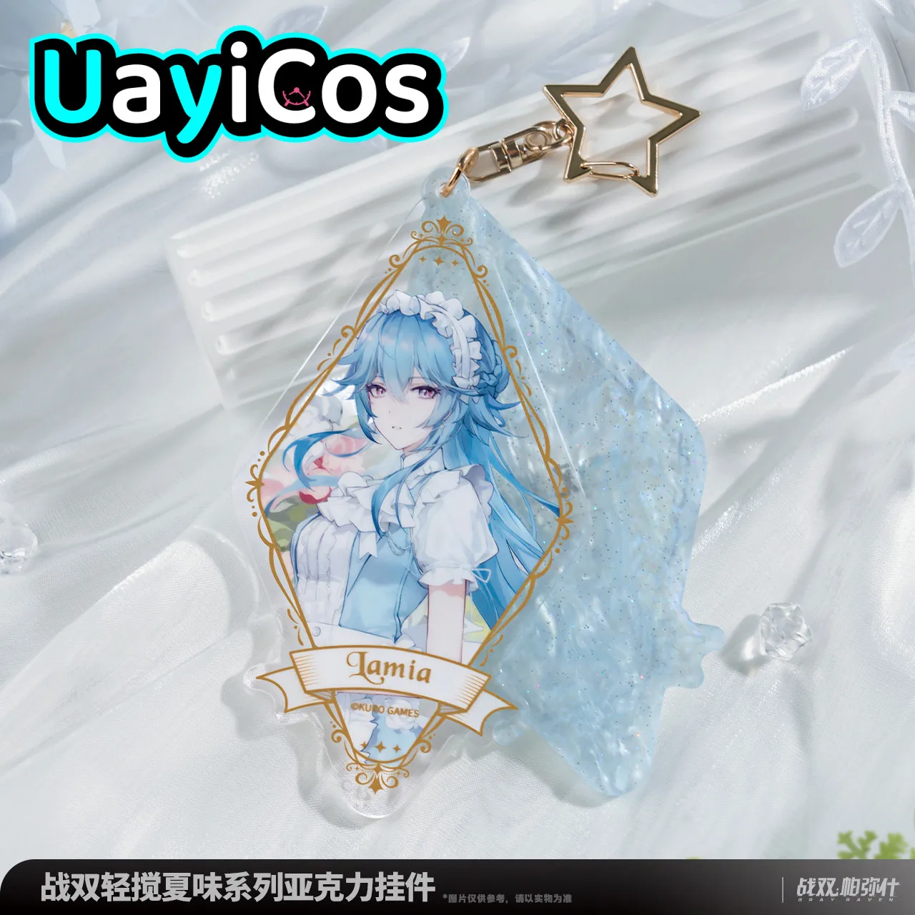 

Оригинальный GREY RAVEN: PUNISHING Vera Lamia Wanshi, акриловый брелок для ключей, сумка, подвеска, украшения, аксессуары для кукол, аниме-игра, игрушка, детский подарок