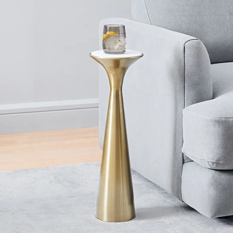 DSA metal edge table, living room sofa edge, extremely narrow small coffee table, light luxury minimalist art small edge table